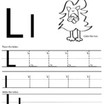 Fall Letter L Worksheet | Printable Worksheets And with regard to Tracing Letter L Worksheets