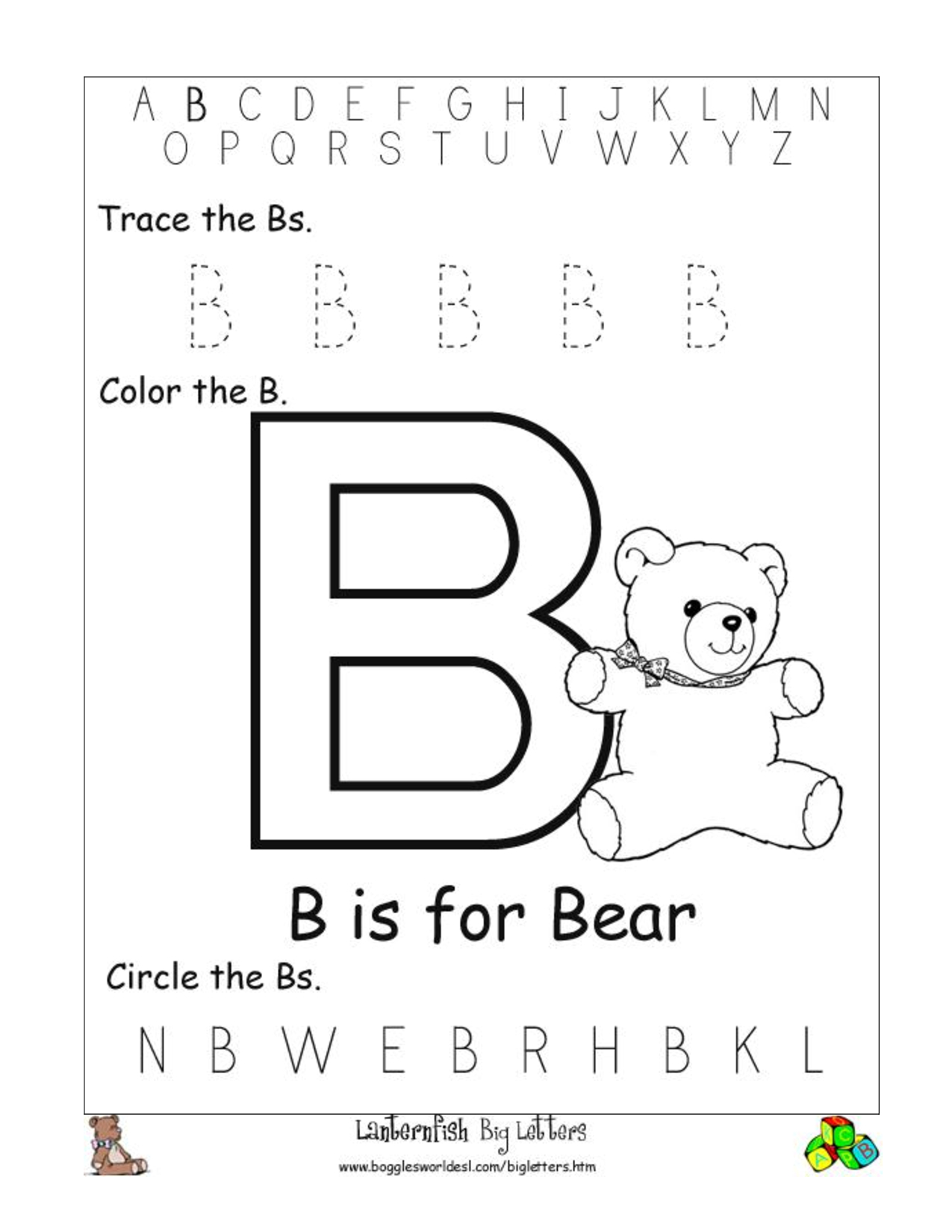 Find It. | Alphabet Tracing Worksheets, Letter B Worksheets with regard to Letter Tracing Worksheets Doc