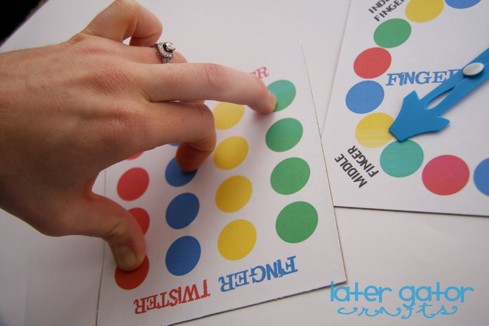 Finger Twister - Diy Printables &amp;amp; Instructions | Motor throughout Tracing Letters With Fingers