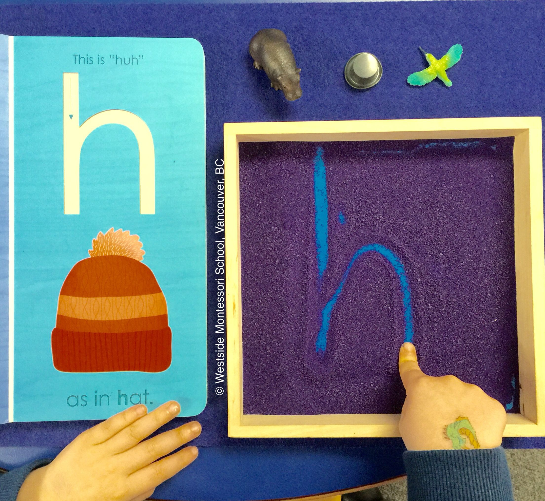 Fostering A Multi-Sensory Approach To Literacy ~ Seeing with Tracing Sandpaper Letters