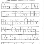 Free Collection Of Worksheets For Kindergarten, Preschool with Practice Tracing Letters For Kindergarten