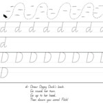 Free Cursive Pages Free Collection Of Handwriting Worksheets with Qld Font Tracing Letters