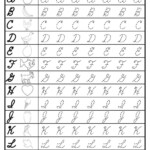 Free Cursive Uppercase Letter Tracing Worksheets | Cursive inside Cursive Capital Letters Tracing