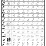 Free Cursive Uppercase Letter Tracing Worksheets throughout Printable Tracing Cursive Letters