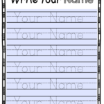Free Editable Name Tracing Activity - Type Student Names And with Letter Tracing Worksheets Editable