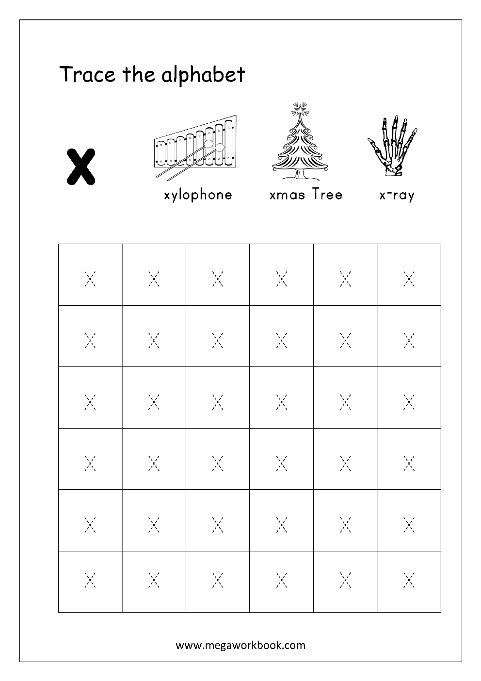 Free English Worksheets - Alphabet Tracing (Small Letters pertaining to Alphabet Tracing Lowercase Letters