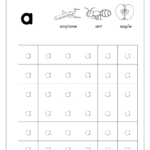 Free English Worksheets - Alphabet Tracing (Small Letters regarding Tracing Lowercase Letters Az