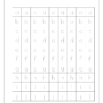 Free English Worksheets - Alphabet Tracing (Small Letters throughout English Letters Tracing Worksheets