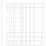Free English Worksheets - Alphabet Writing (Capital Letters inside Writing Practice Of Gujarati Letters By Tracing