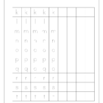 Free English Worksheets - Alphabet Writing (Small Letters for Small Letters Alphabet Tracing Sheets