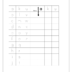 Free English Worksheets - Alphabet Writing (Small Letters intended for Small Letters Tracing Worksheets