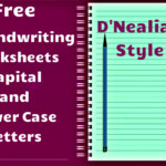 Free Handwriting Worksheets! Includes Worksheets For All for D'nealian Letter Tracing Worksheets
