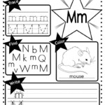 Free Letter M Worksheet: Tracing, Coloring, Writing &amp; More with Tracing Letter M Worksheets Kindergarten
