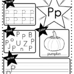 Free Letter P Worksheet: Tracing, Coloring, Writing &amp; More throughout Tracing Letter P Worksheets