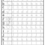Free Lowercase Letter Tracing Ets And Printable Learning intended for Letter Tracing Worksheets Lower Case
