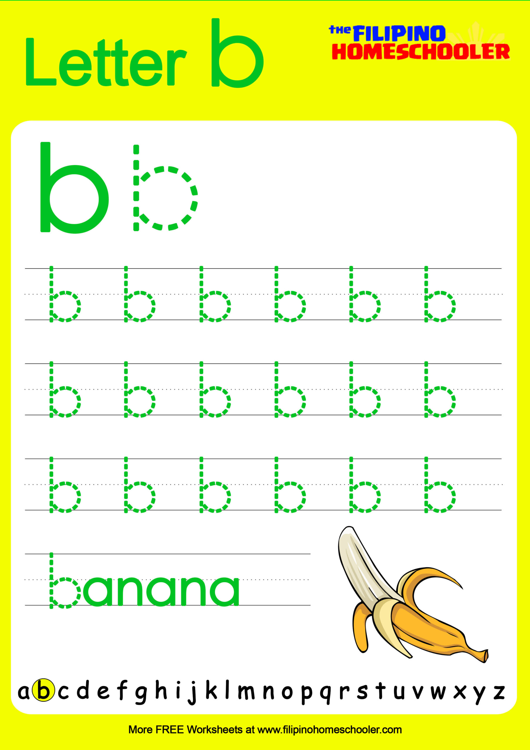 Free Lowercase Letter Tracing Worksheets – The Filipino within Letter Tracing Worksheets Lowercase