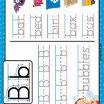 Free Phonics Letter Of The Week B. Write And Wipe Tracing within Tracing Letters And Words