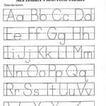 Free Printable Abc Worksheets For Preschool: Preschool throughout Free Printable Tracing Letters Az
