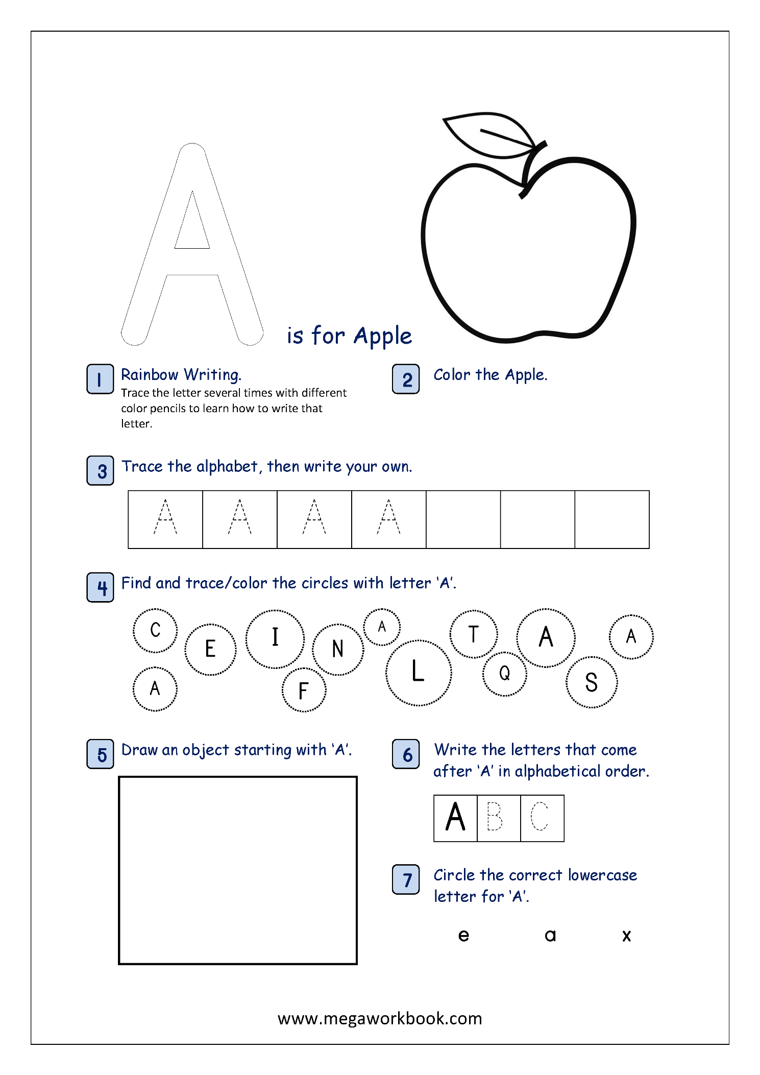 Free Printable Alphabet Recognition Worksheets For Capital regarding Letter Tracing Activity Worksheets