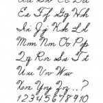 Free Printable Cursive Alphabet Letters #improvehandwriting inside Tracing Cursive Alphabet Letters