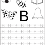 Free Printable Letter Tracing Worksheets For Kindergarten for Trace Letter B Worksheets Preschool