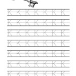 Free Printable Tracing Letter K Worksheets For Preschool regarding Tracing Letter K Worksheets