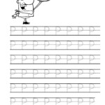 Free Printable Tracing Letter P Worksheets For Preschool for Letter Tracing Worksheets For Preschoolers Free