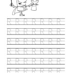 Free Printable Tracing Letter R Worksheets For Preschool regarding Alphabet Letters Worksheets Tracing