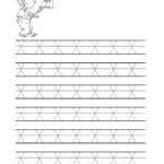 Free Printable Tracing Letter X Worksheets For Preschool intended for Tracing Letter X Worksheets