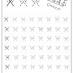 Free Printable Tracing Letter X Worksheets For Preschool regarding Tracing Letter X Worksheets