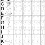 Free Printable Worksheets | Preschool Worksheets throughout Tracing Letters For Kindergarten Sheets