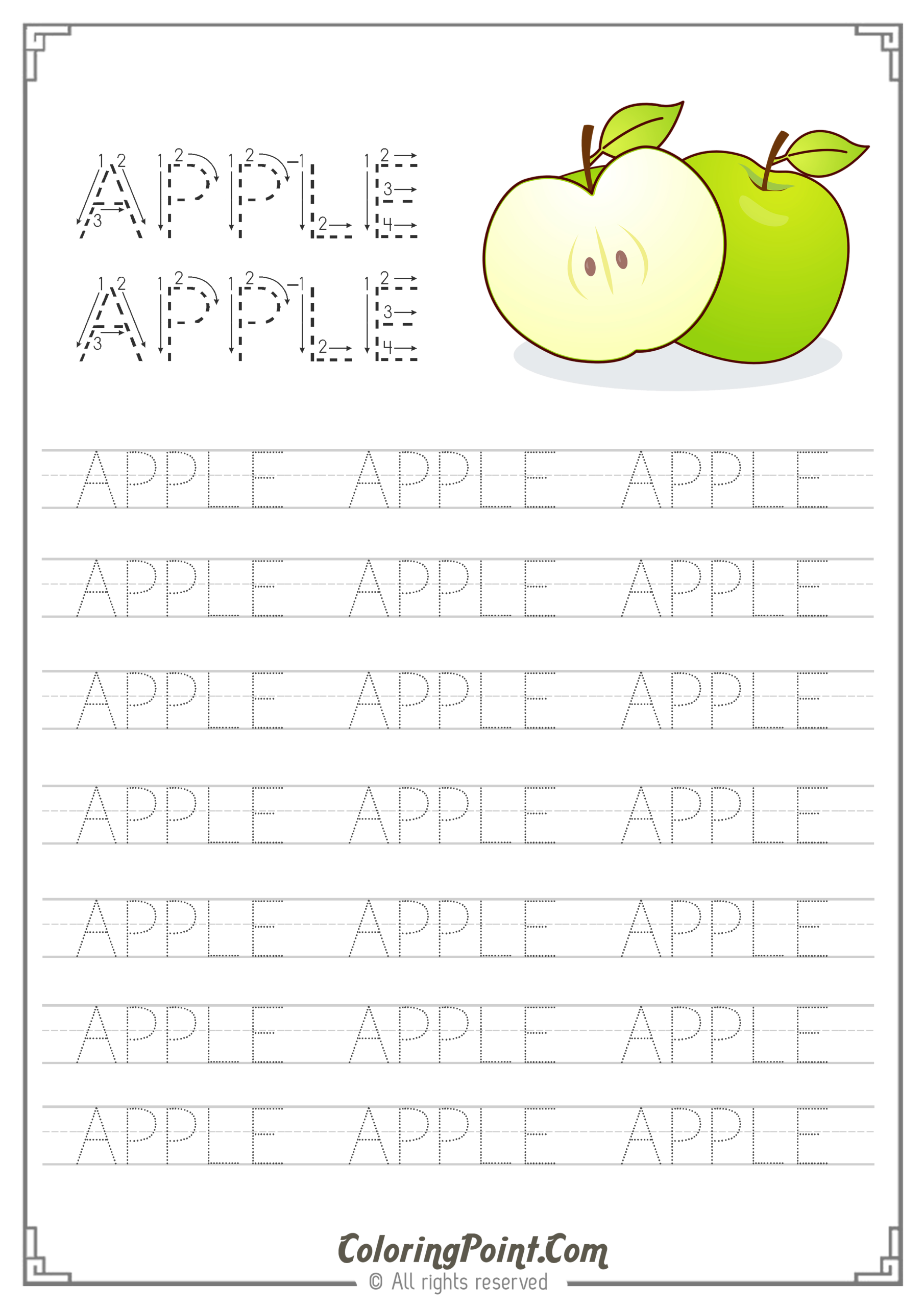 Free Printable Worksheets Ready To Print A4 Paper Size intended for Dot Letters For Tracing Names