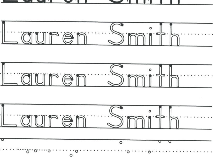 Free Trace Your Name Worksheets Pointeuniform Club Printable inside Tracing Letters Of Your Name