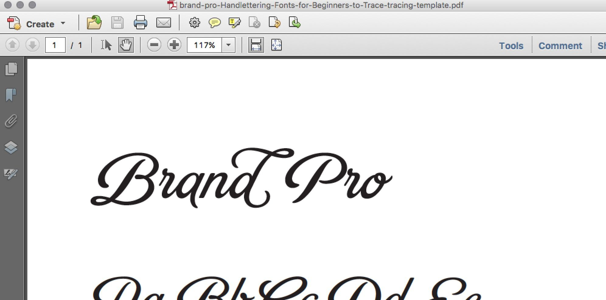 Hand-Lettering: Fonts For Beginners To Trace | Hand inside Tracing Letters In Illustrator