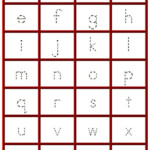 Handwriting Paper To Print-Small Alphabet Letters Tracing Paper regarding Tracing Small Letters Of The Alphabet
