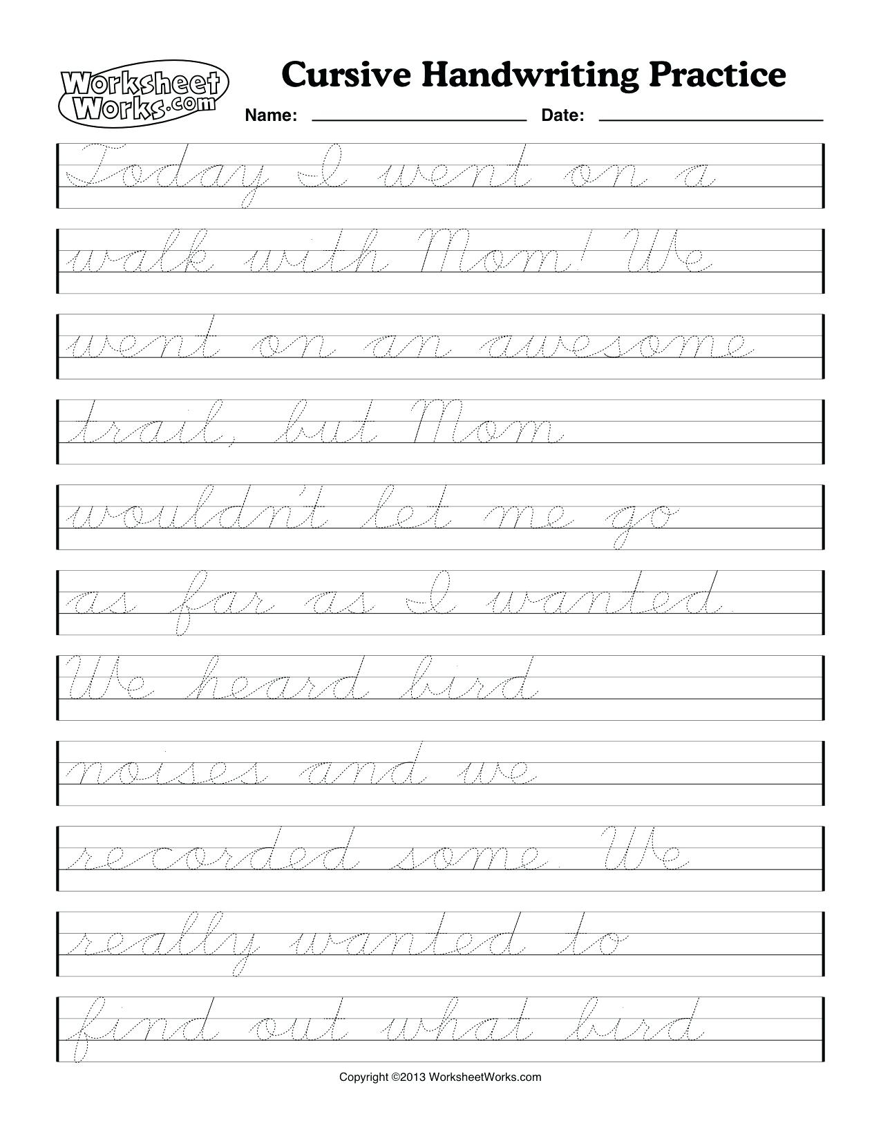 Letter Tracing Worksheet Creator