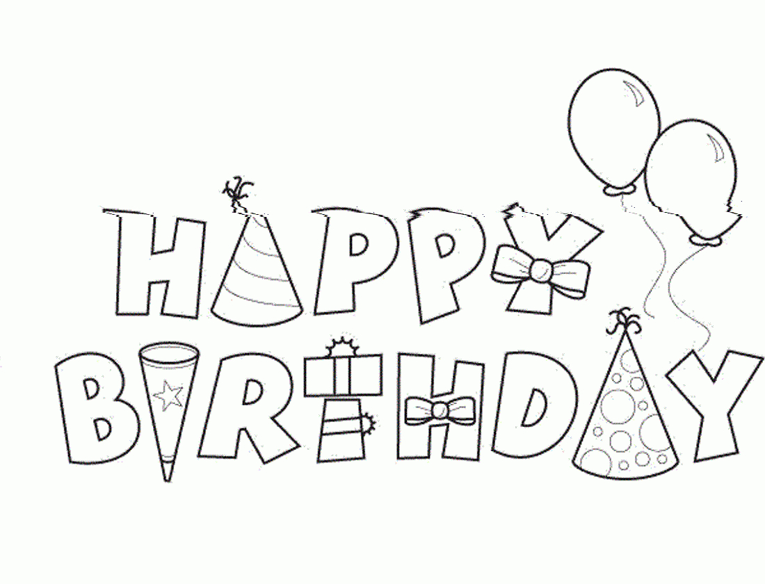 Happy Birthday Tracing Letters - TracingLettersWorksheets.com