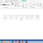 How To Download Fonts And Make Dashed/dotted Letters And inside How To Make Dotted Letters For Tracing In Word