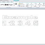 How To Make Dashed Letters And Number Tracing In Microsoft intended for How To Make Tracing Letters In Microsoft Word 2010