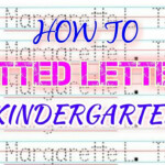 How To Make Dotted Letters (Tagalog )- Kindergarten intended for How To Make Tracing Letters