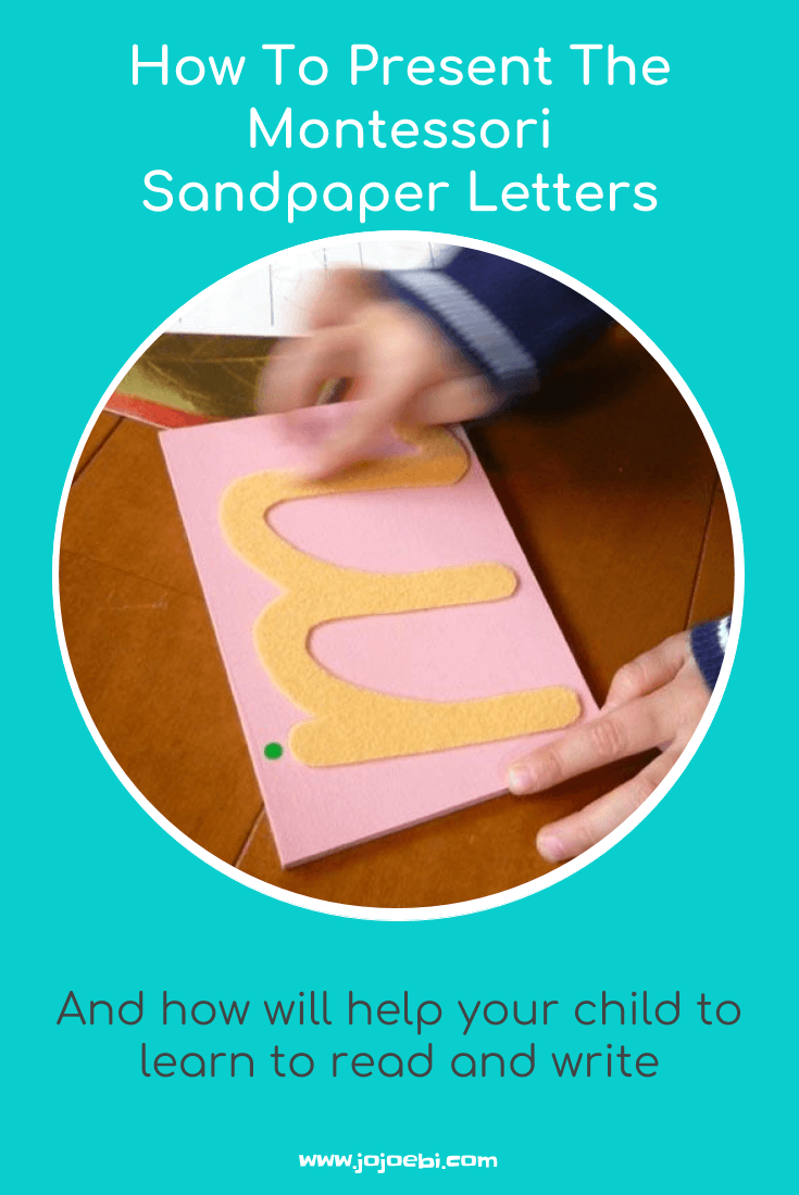 How To Present Montessori Sandpaper Letters » Jojoebi intended for Importance Of Tracing Letters