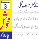 How To Write Urdu Alphabet Letters On Four Lines-Lesson 3 regarding Tracing Urdu Letters