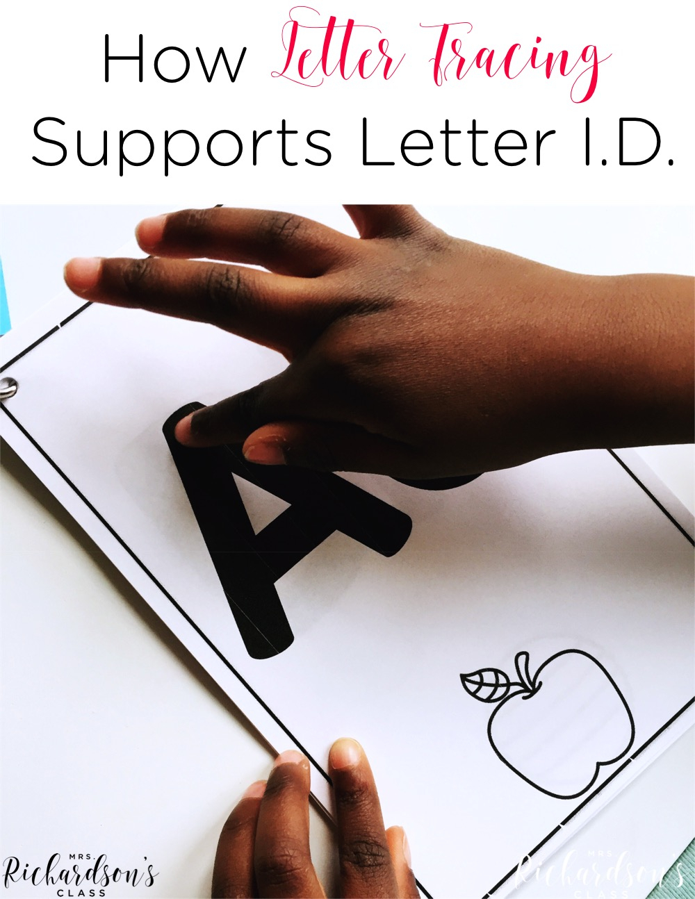 How Tracing Letters Helps Letter Identification - Mrs in Tracing Letters With Fingers