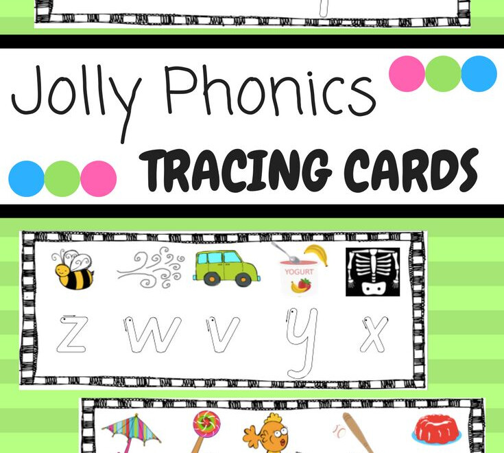 Jolly Phonics Letter Tracing (Pictures Match The Songs in Tracing Letters Jolly Phonics