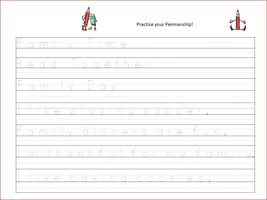 Kids Handwriting Paper Orksheet Maker Tracing E2 80 93 within Tracing Letters Maker