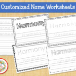 Kids Name Tracing Worksheet, Learn To Write, Learn To Write with Tracing Letters Custom