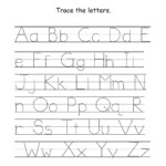 Kids Worksheets Az Printable Traceable Alphabet Z Activity throughout Tracing Letters Az Pdf