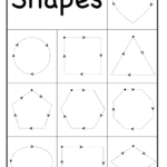 Kids Worksheets Free Printable Preschool Shapes Tracing pertaining to Tracing Shapes And Letters