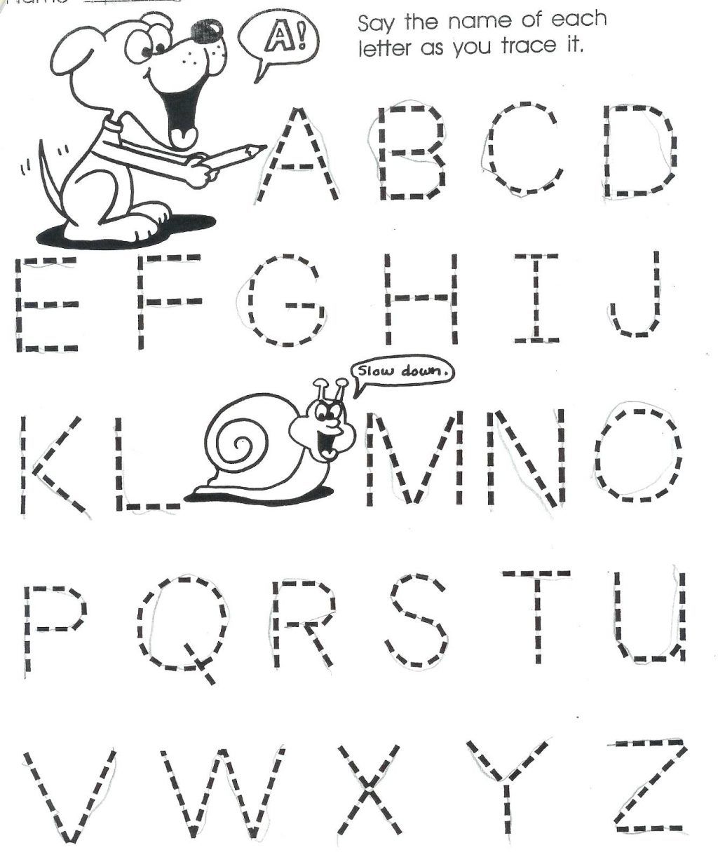 3 Year Old Tracing Letters | TracingLettersWorksheets.com