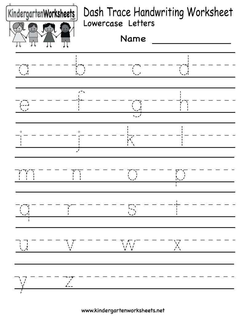 Handwriting Tracing Letters